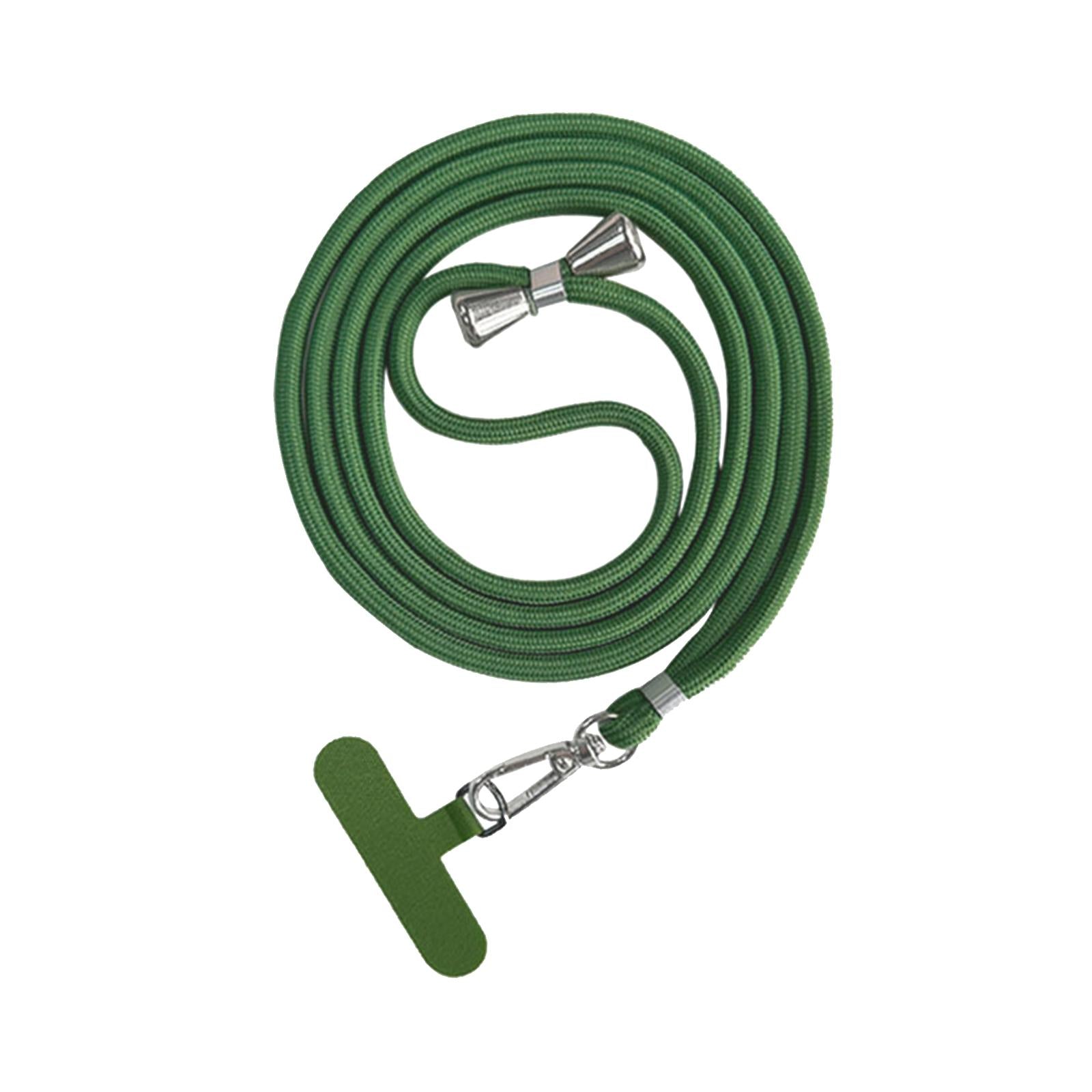 3xPhone Lanyard Crossbody Safety Tether Tab System for Hiking Climbing Cycling Grass Green