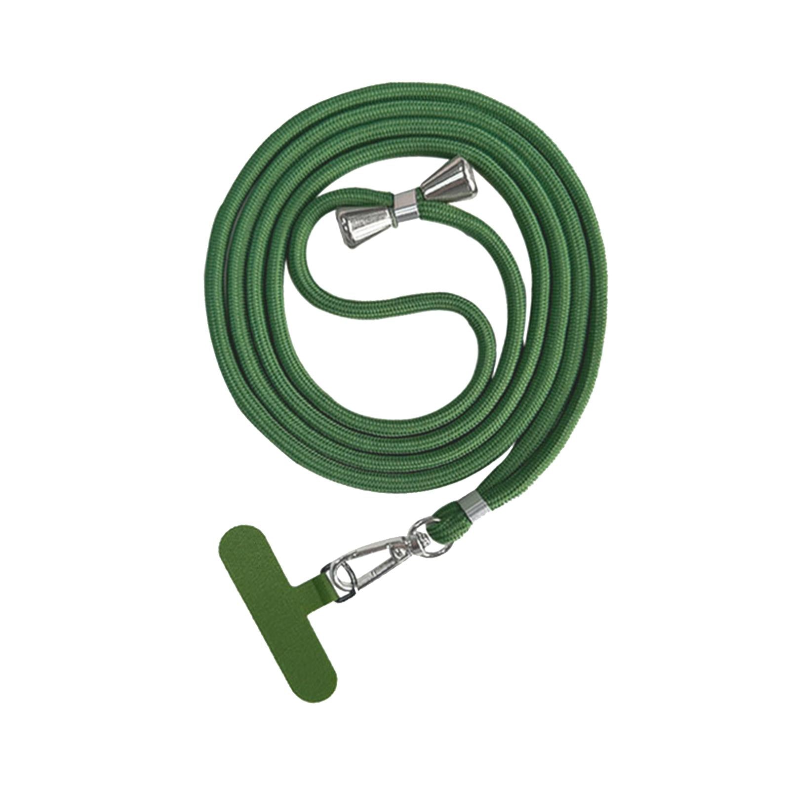 2xPhone Lanyard Crossbody Safety Tether Tab System for Hiking Climbing Cycling Grass Green