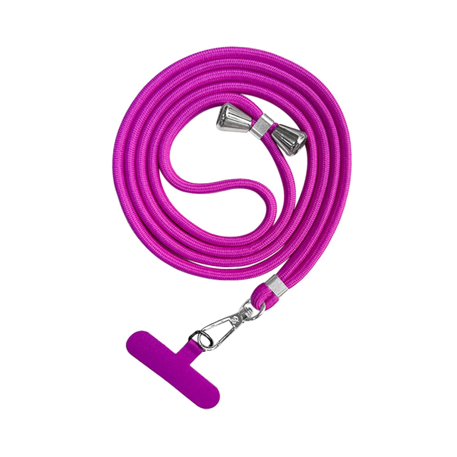 3xPhone Lanyard Crossbody Safety Tether Tab System for Hiking Climbing Cycling Rose Red