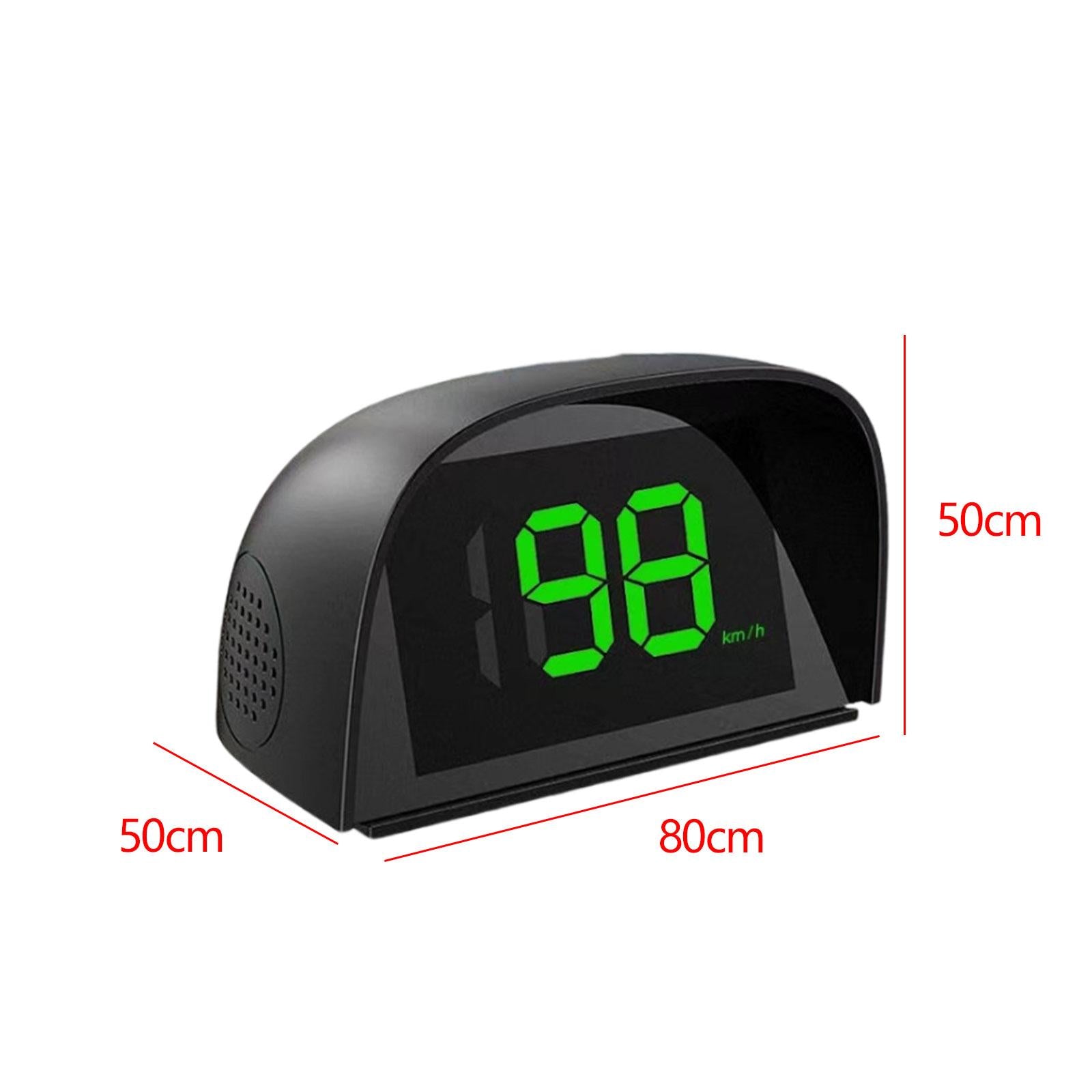 Car Heads up Display Professional Portable Digital Gauge for SUV Trucks Auto Green km