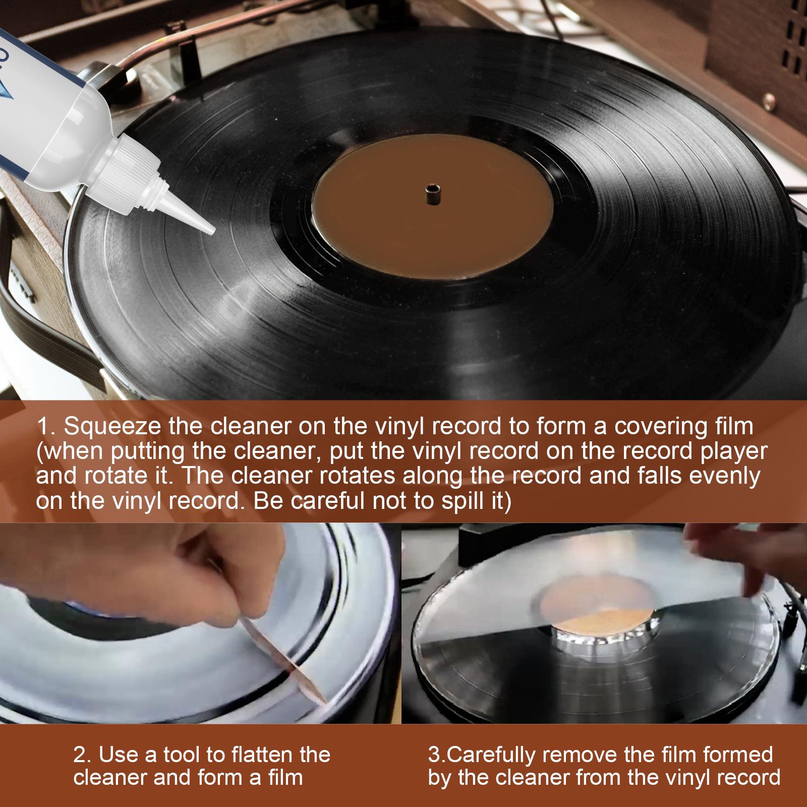 2xVinyl Record Cleaning Solution Premium Vinyl Record Cleaner for Vinyl Record