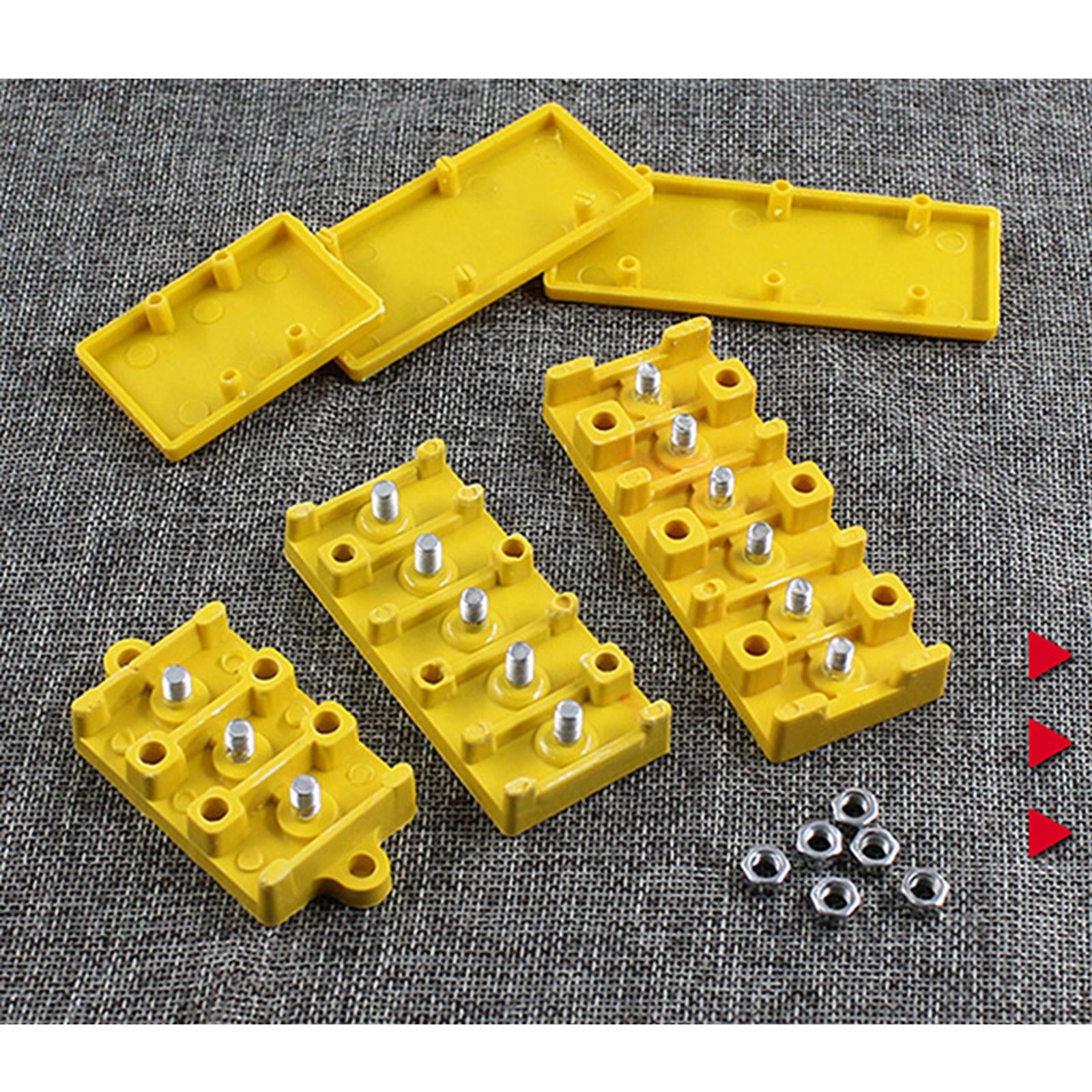 5xJunction Box Wire Connector Waterproof Cable Connectors Motor Controller Box 5.5cmx3.6cmx1.9cm 3 holes