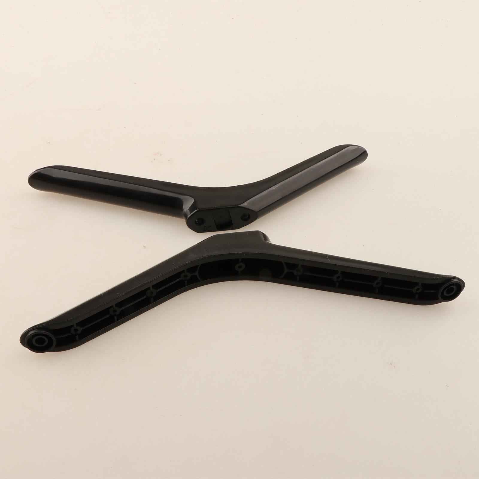 2Pcs TV Stand Legs with 4 Screw Sturdy Televisions Stand Table Top TV Legs 19cmx5cmx1.6cm
