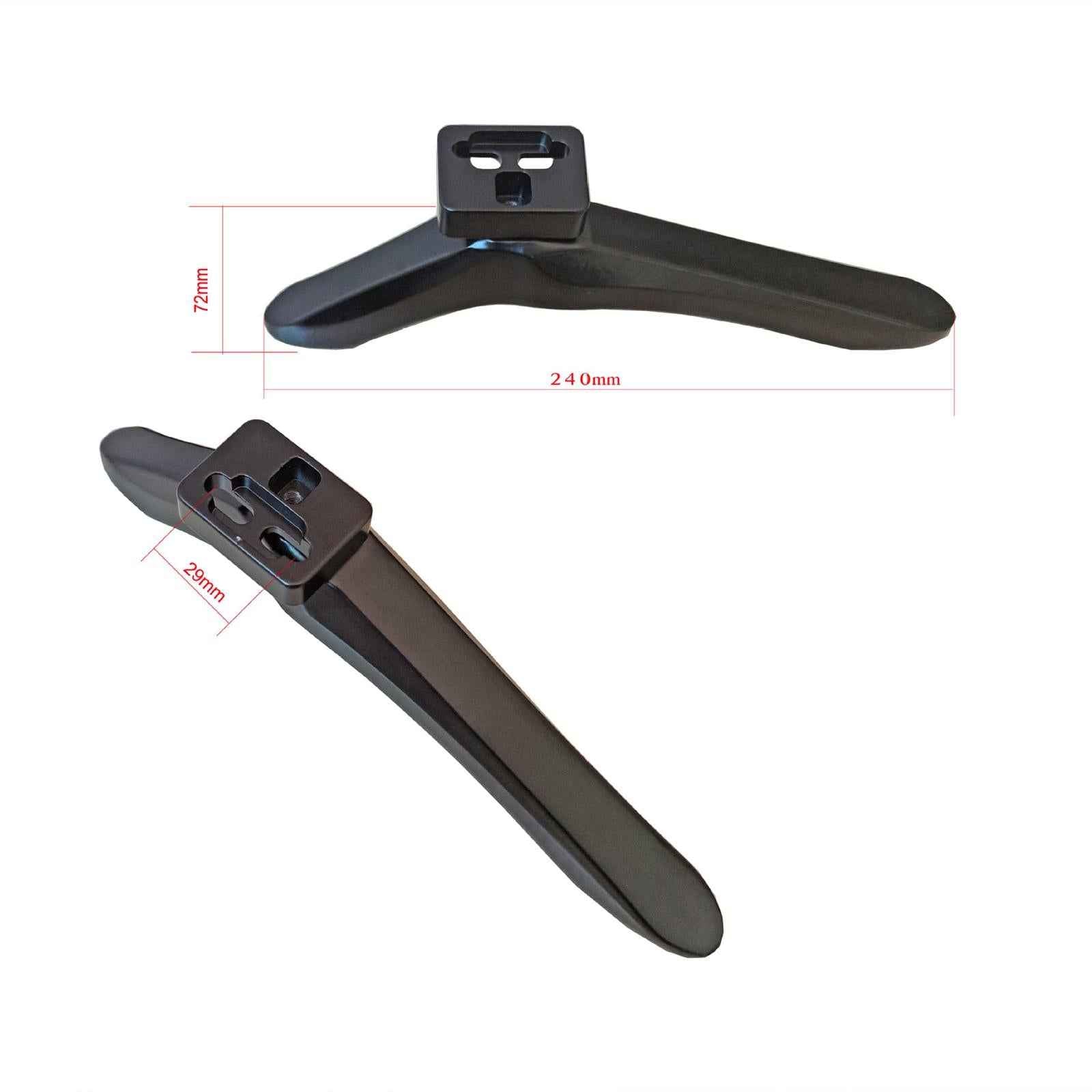 2Pcs Table Top TV Stand Base for Most TVs Anti Slip Angle Adjustable TV Legs