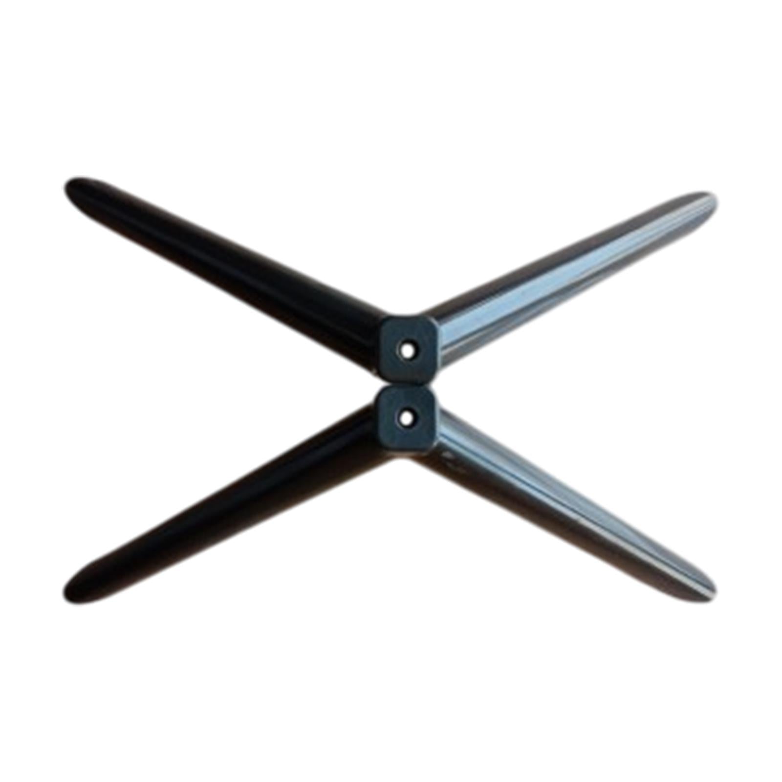 2Pcs TV Stand Base Direct Replaces Sturdy Portable Television Holder Bracket Length 21cm