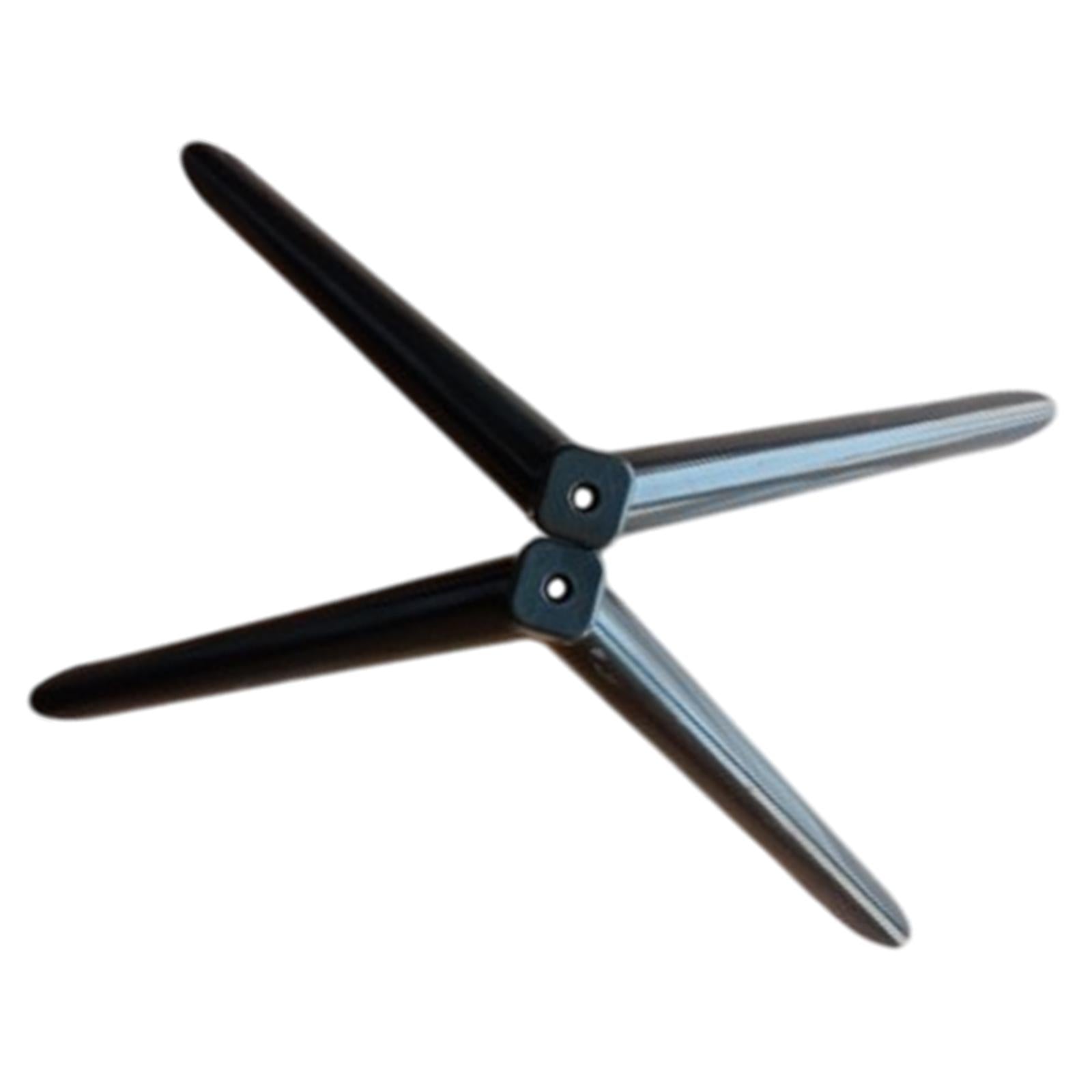 2Pcs TV Stand Base Direct Replaces Sturdy Portable Television Holder Bracket Length 21cm