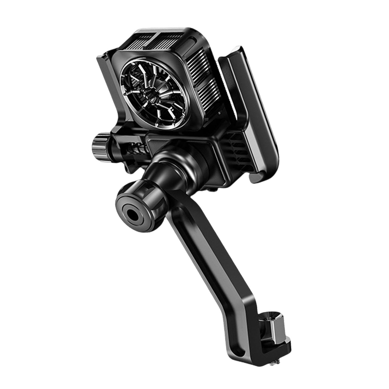 Motorcycle Bike Phone Cooler Holder Stable Mobile Phone Cooling Fan GW06 13