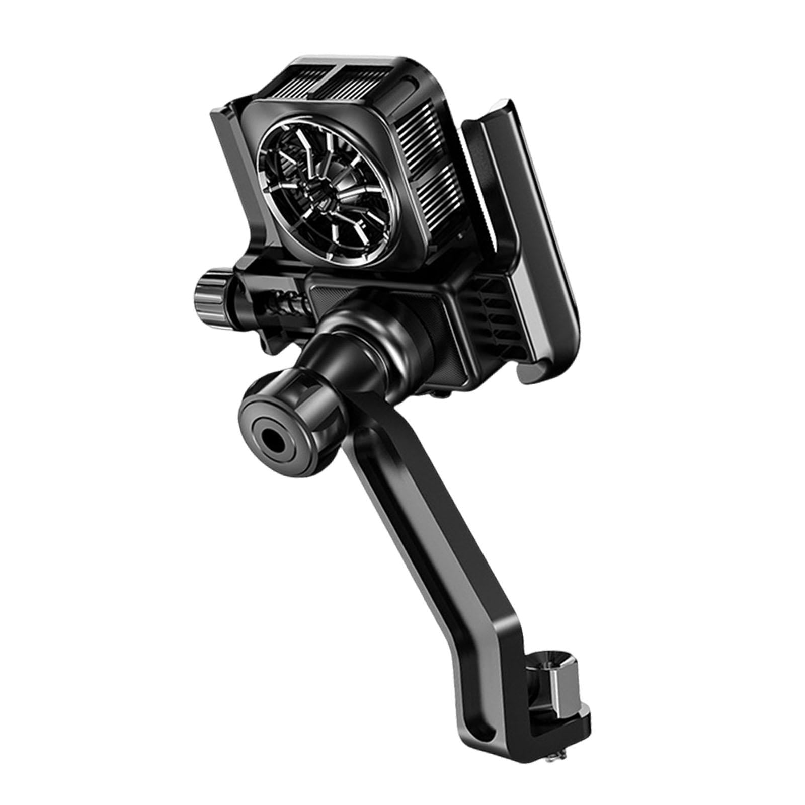Motorcycle Bike Phone Cooler Holder Stable Mobile Phone Cooling Fan GW06 13