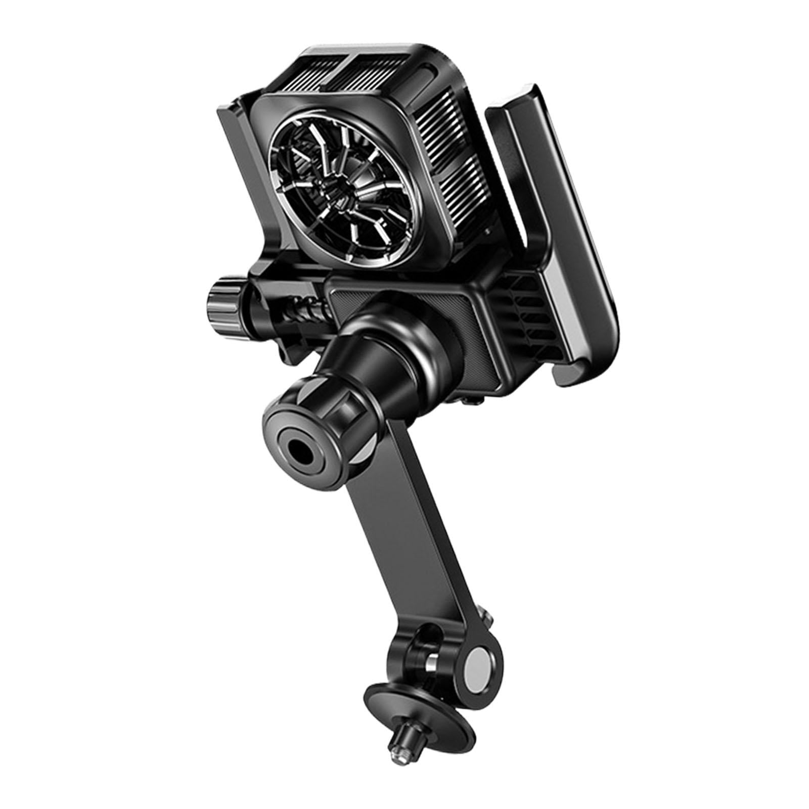 Motorcycle Bike Phone Cooler Holder Stable Mobile Phone Cooling Fan GW06 14