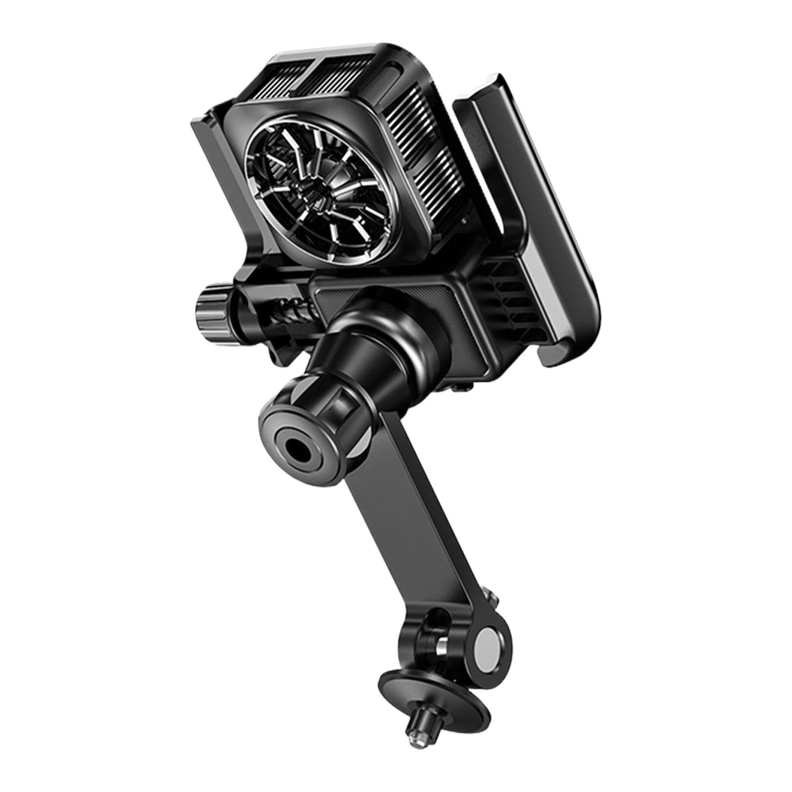 Motorcycle Bike Phone Cooler Holder Stable Mobile Phone Cooling Fan GW06 14
