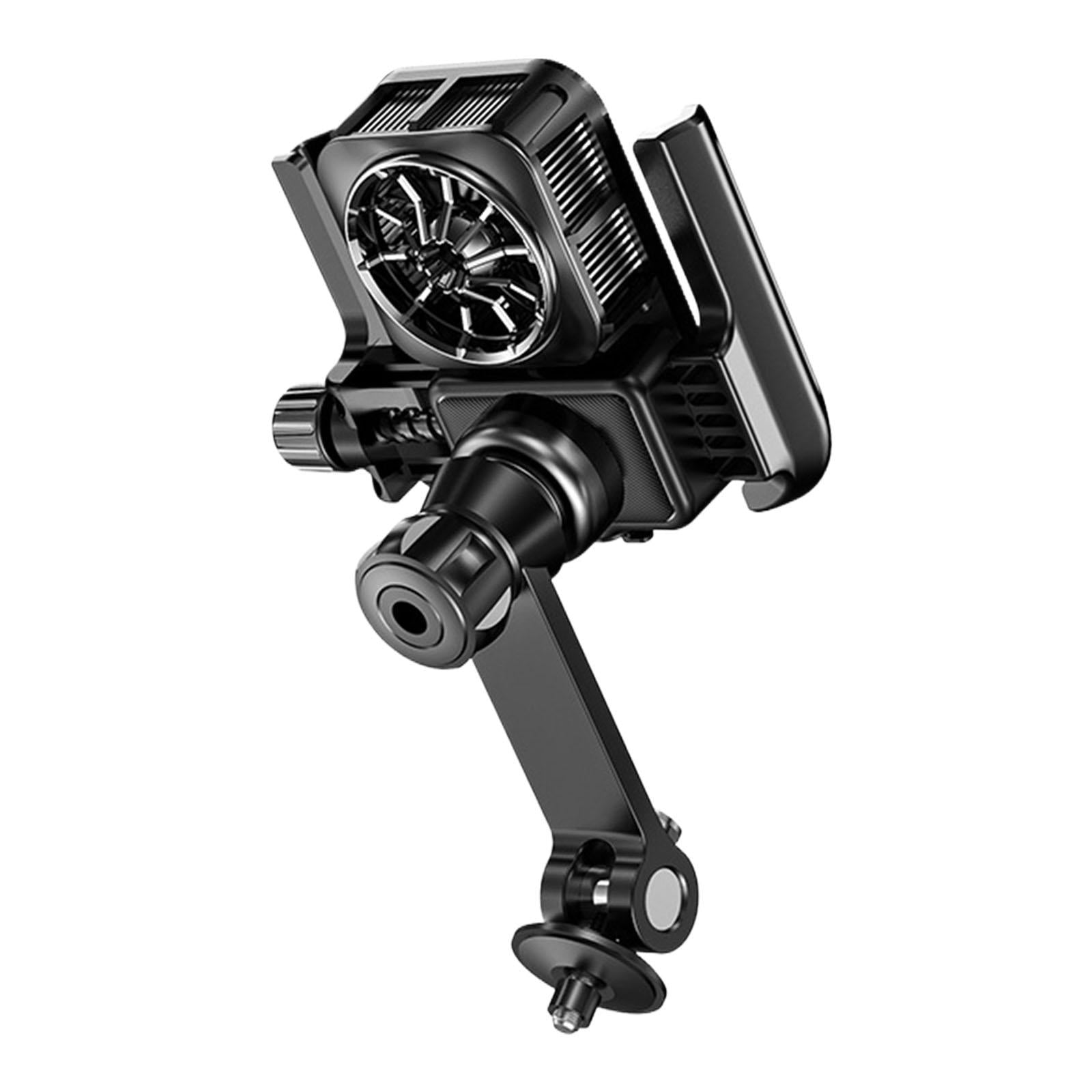 Motorcycle Bike Phone Cooler Holder Stable Mobile Phone Cooling Fan GW06 14