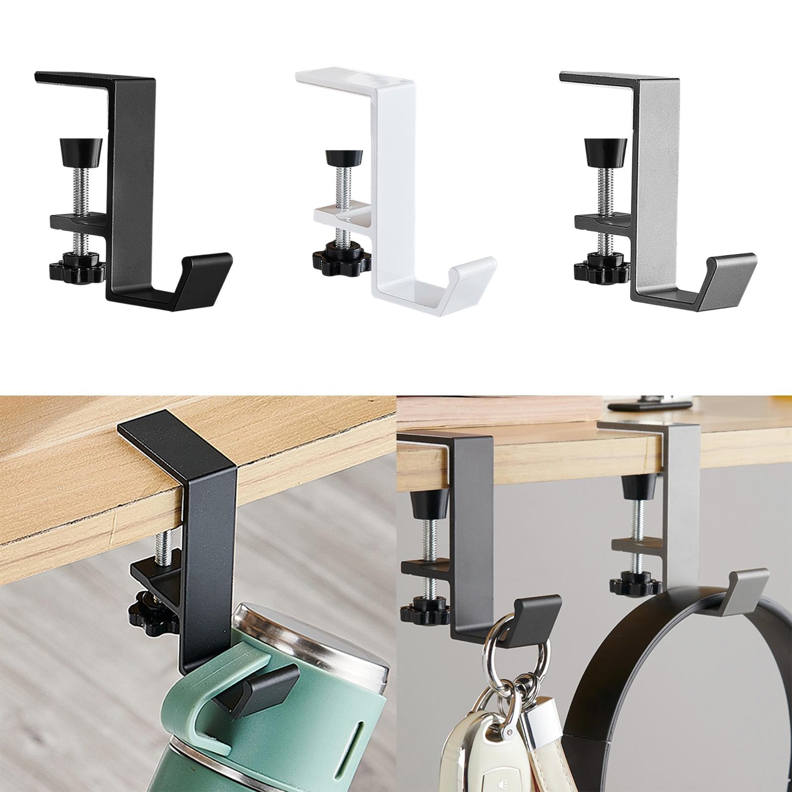 Schoolbag Hanger Stand for Table Backpack Hanger for School Students Clothes Black