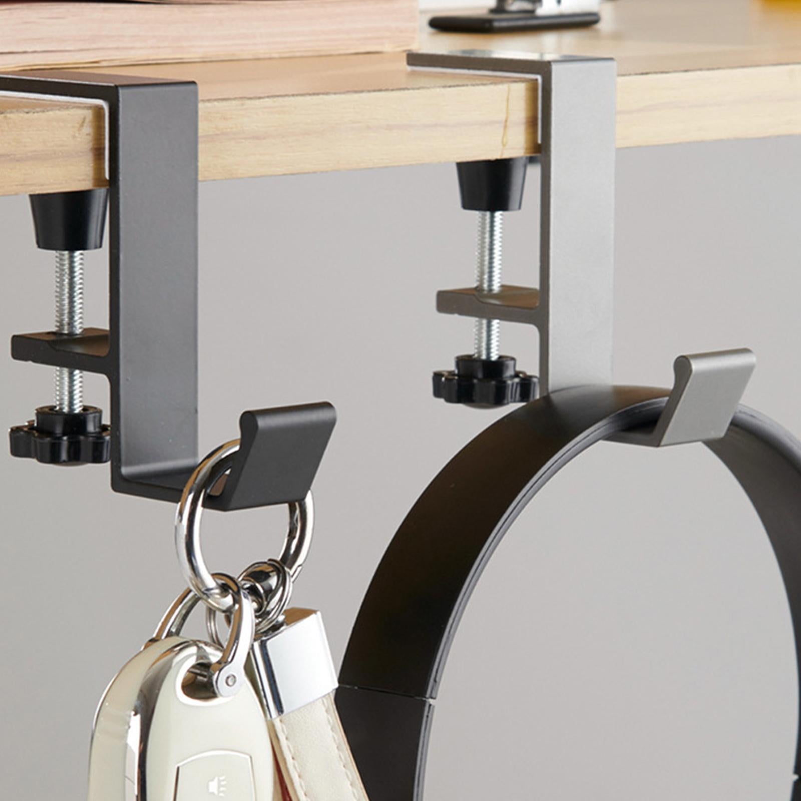 Schoolbag Hanger Stand for Table Backpack Hanger for School Students Clothes Black