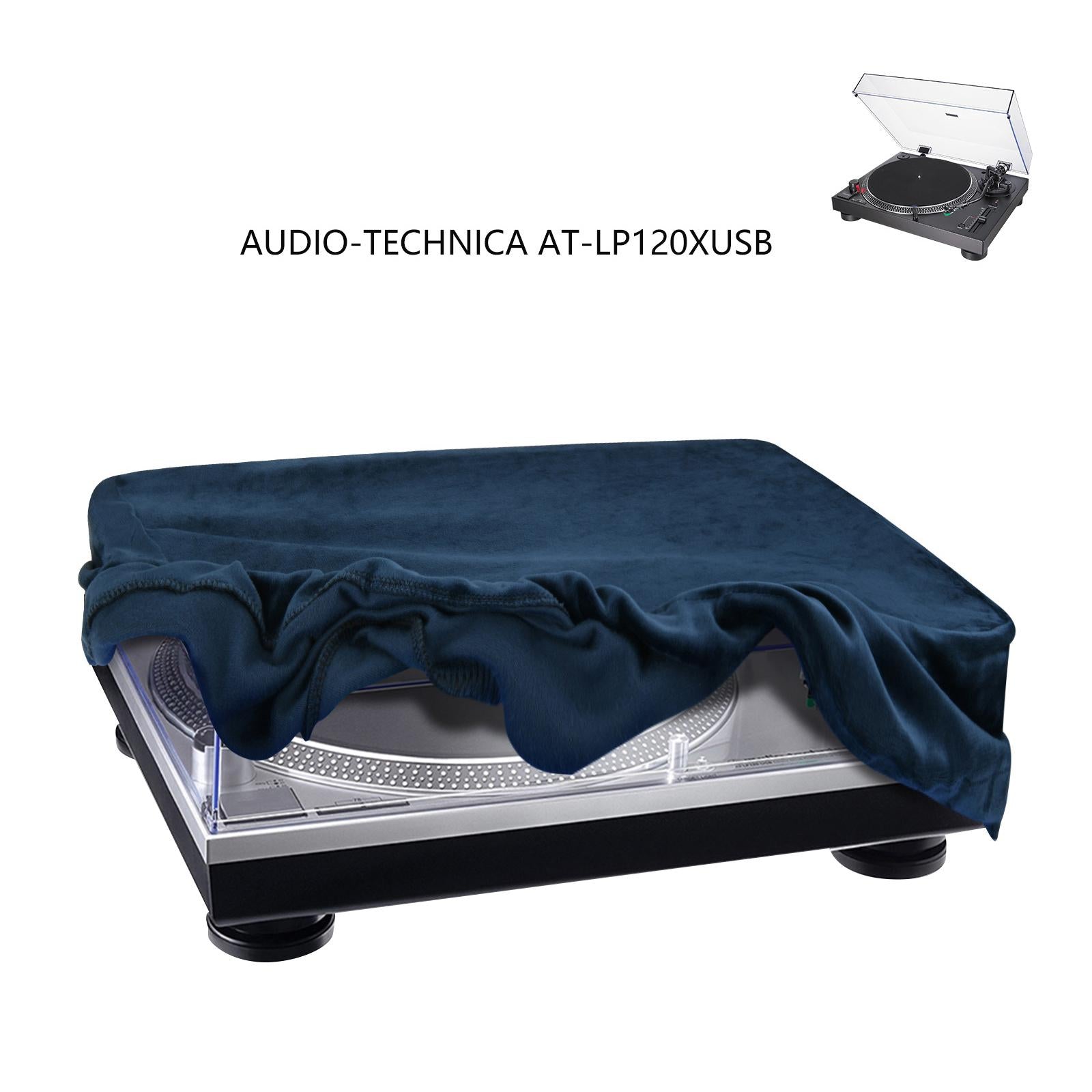 Vinyl Record Player Cover Scratch Resistant Lightweight Turntable Dust Cover Blue