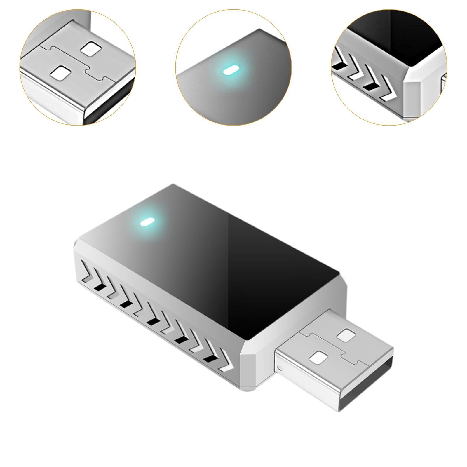 Car Interconnection Box 2V 5W Compact Easy to Use Wireless Plug Play Adapter Silver Frame