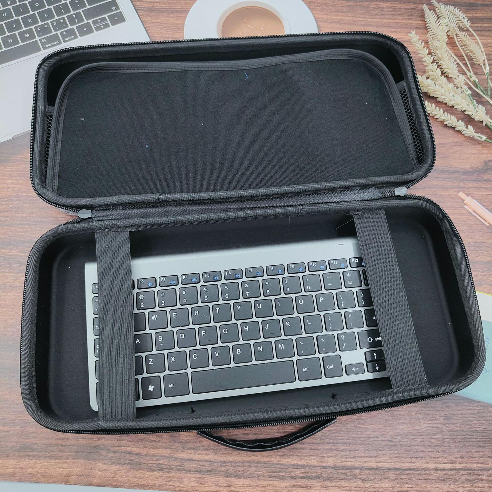 Keyboard Case EVA Portable Handle Waterproof Multifunctional Protective Case