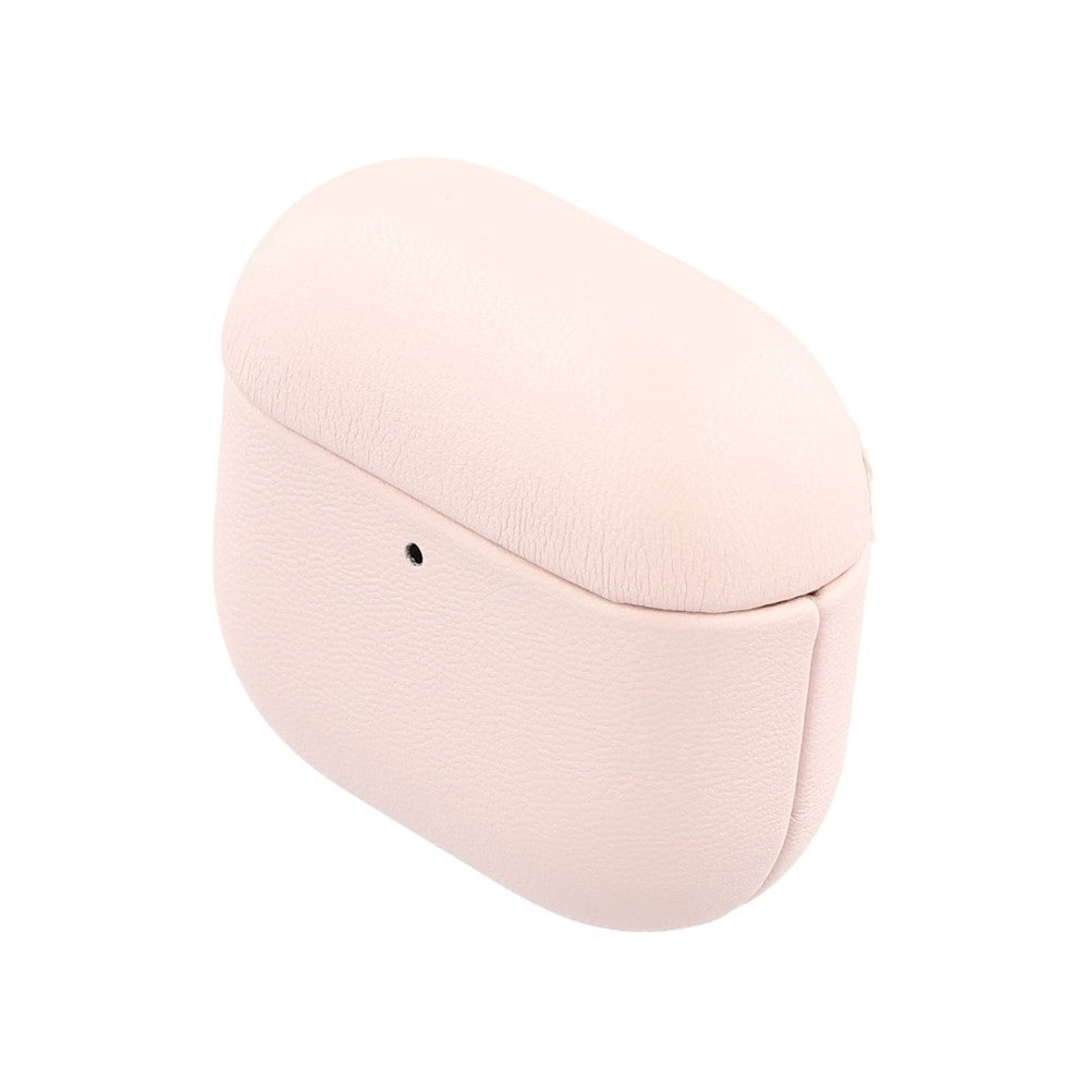 Compatible With AirPods 5 / 4 Case GRS Certified Bio-based Leather Earphone Protective Cover - Pink