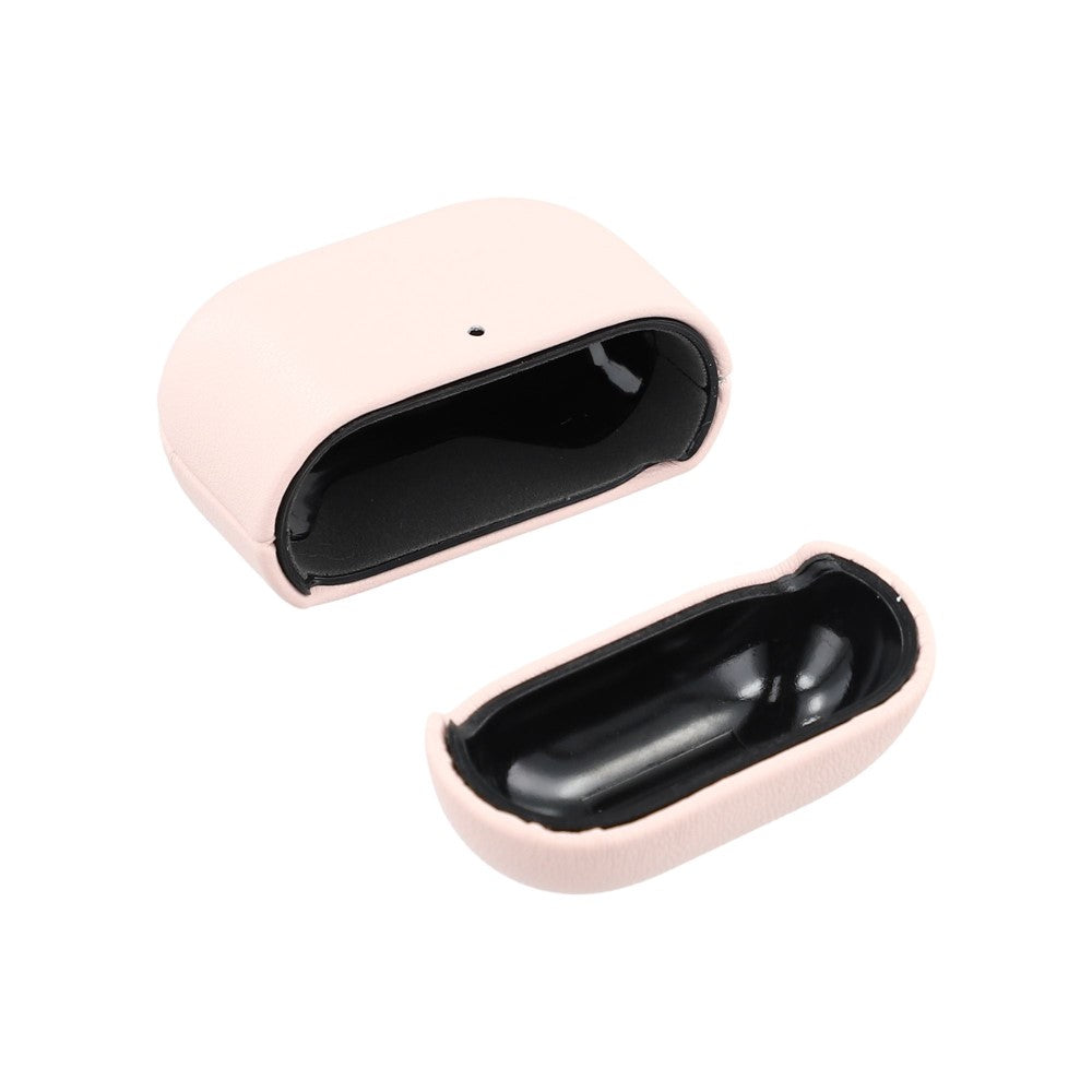 Compatible With AirPods 5 / 4 Case GRS Certified Bio-based Leather Earphone Protective Cover - Pink