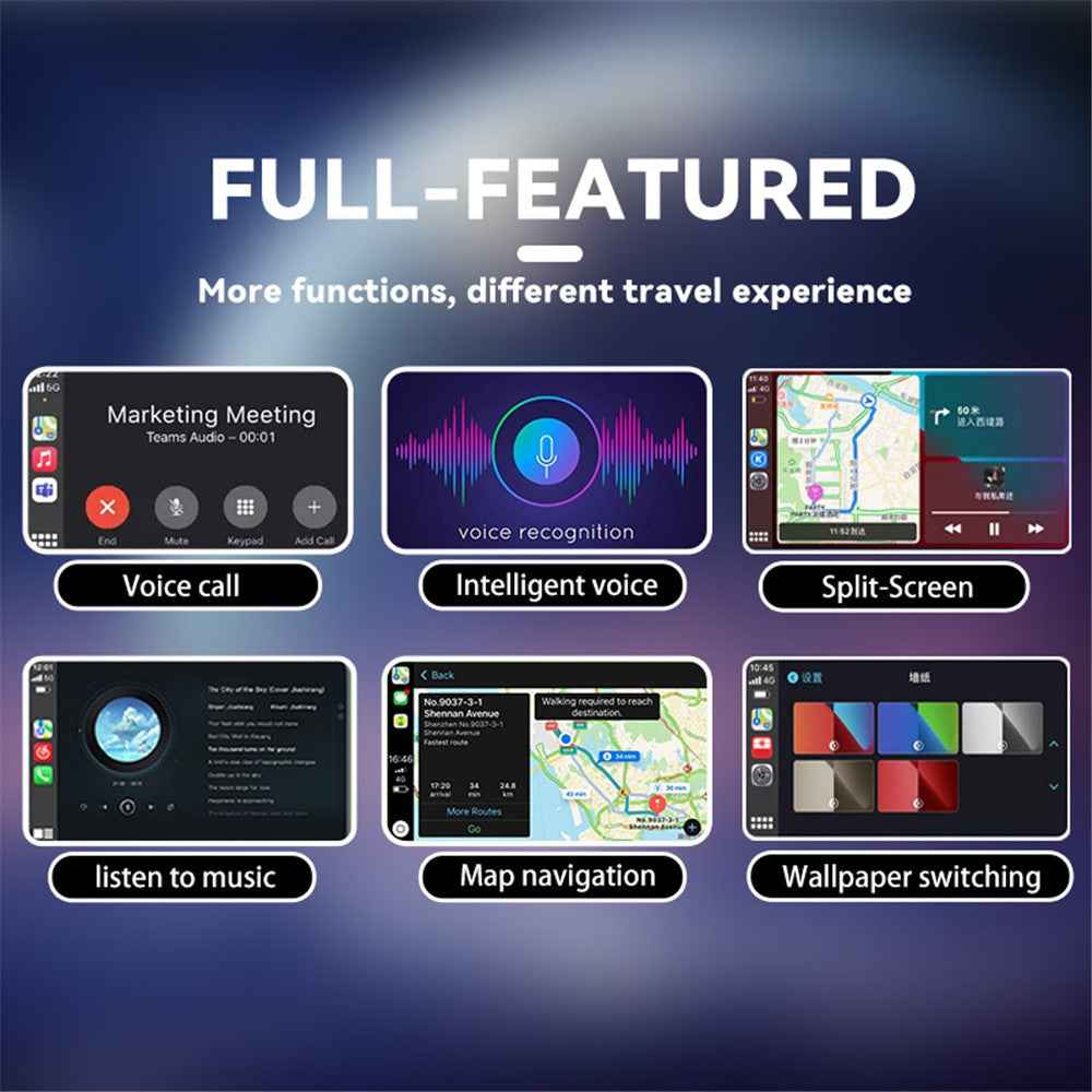 PL1 PRO Plug and Play Android Auto CarPlay Box Wired to Wireless Mini Conversion Adapter
