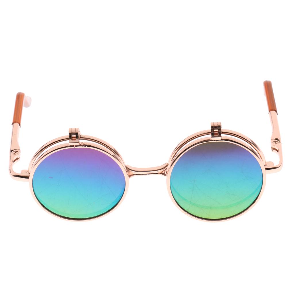 1/6 Blythe Dolls Double Folded Glasses Sunglasses Colorful Mirrored Lens