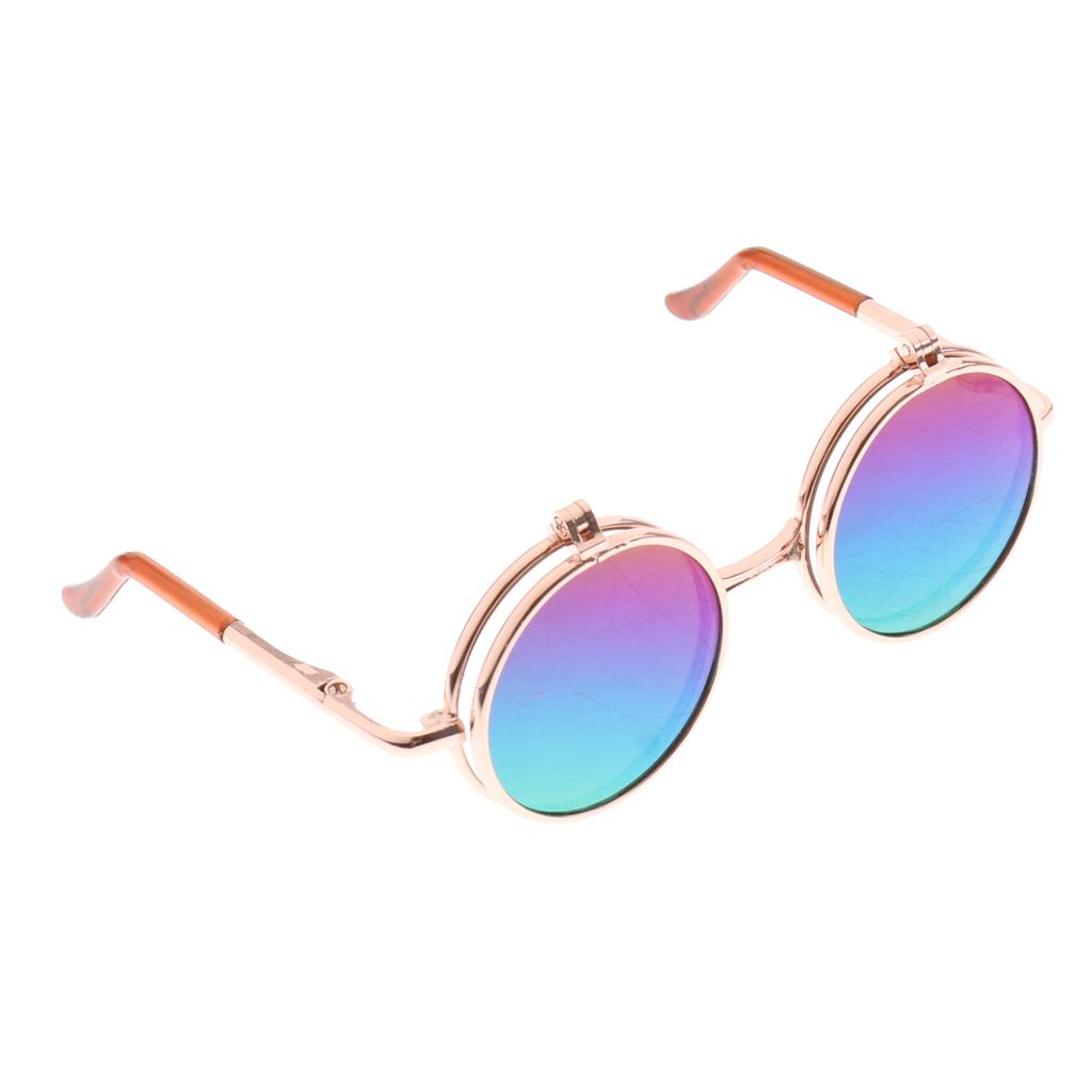 1/6 Blythe Dolls Double Folded Glasses Sunglasses Colorful Mirrored Lens