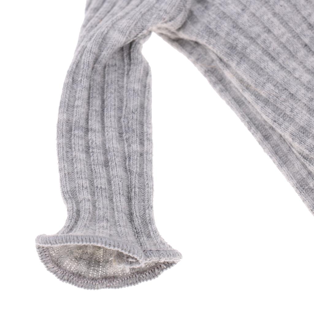1/6 Scale Long Sleeve Jumper Dress Top for Blythe Azone Licca Doll Gray