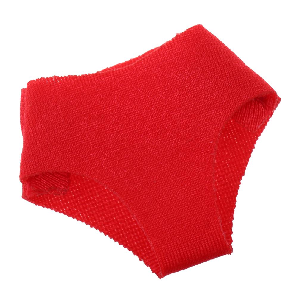 Elastic Underpants Underwear Clothes for Middle Blythe Doll Outfit Red