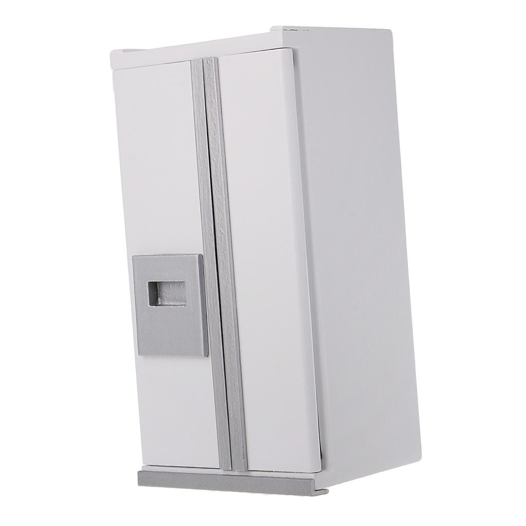 1/12 Scale Dollhouse Miniature Kitchen Fridge Refrigerator Furniture Model