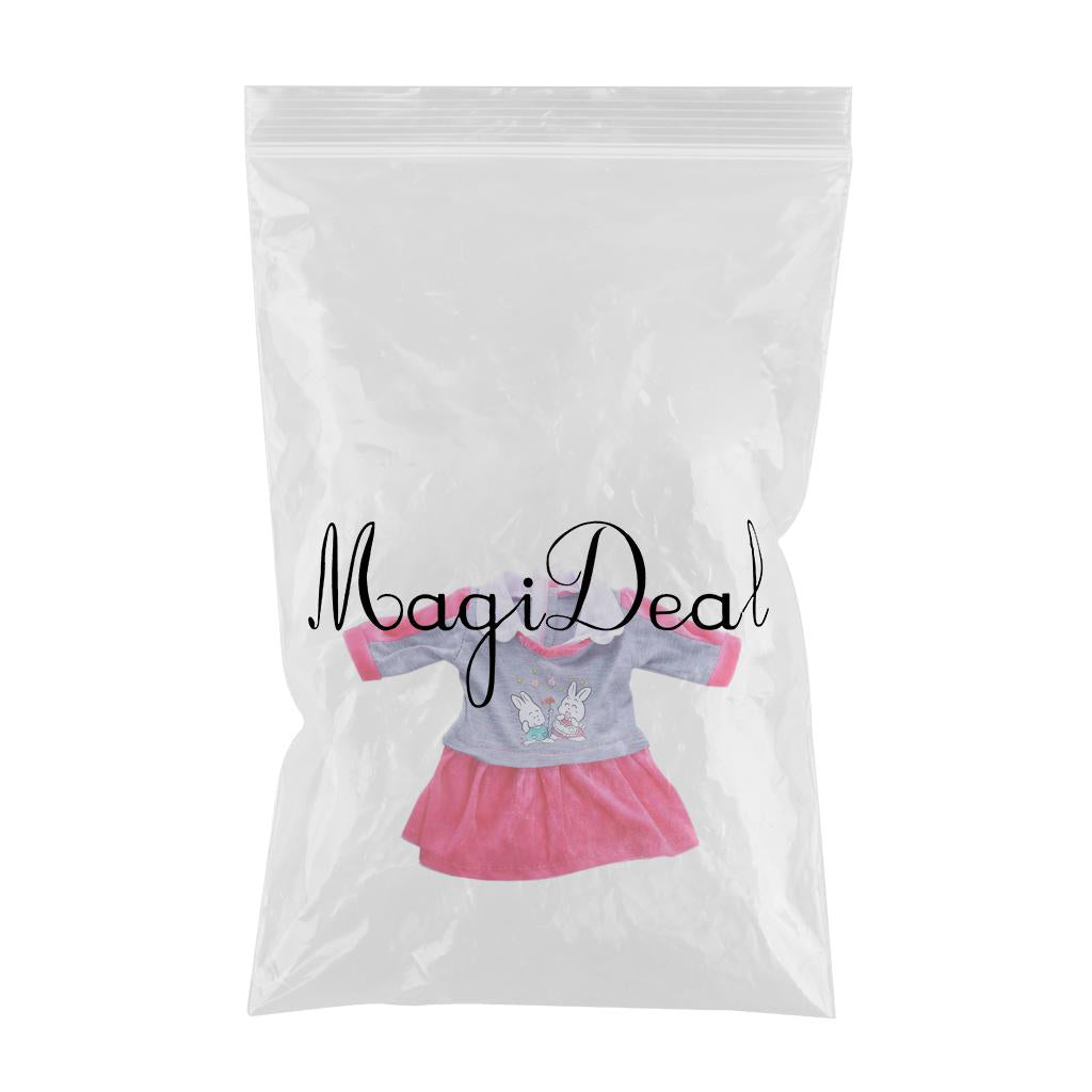 Plush Dress Doll Clothing Clothes Suit for18'' Girl Doll Dress Up