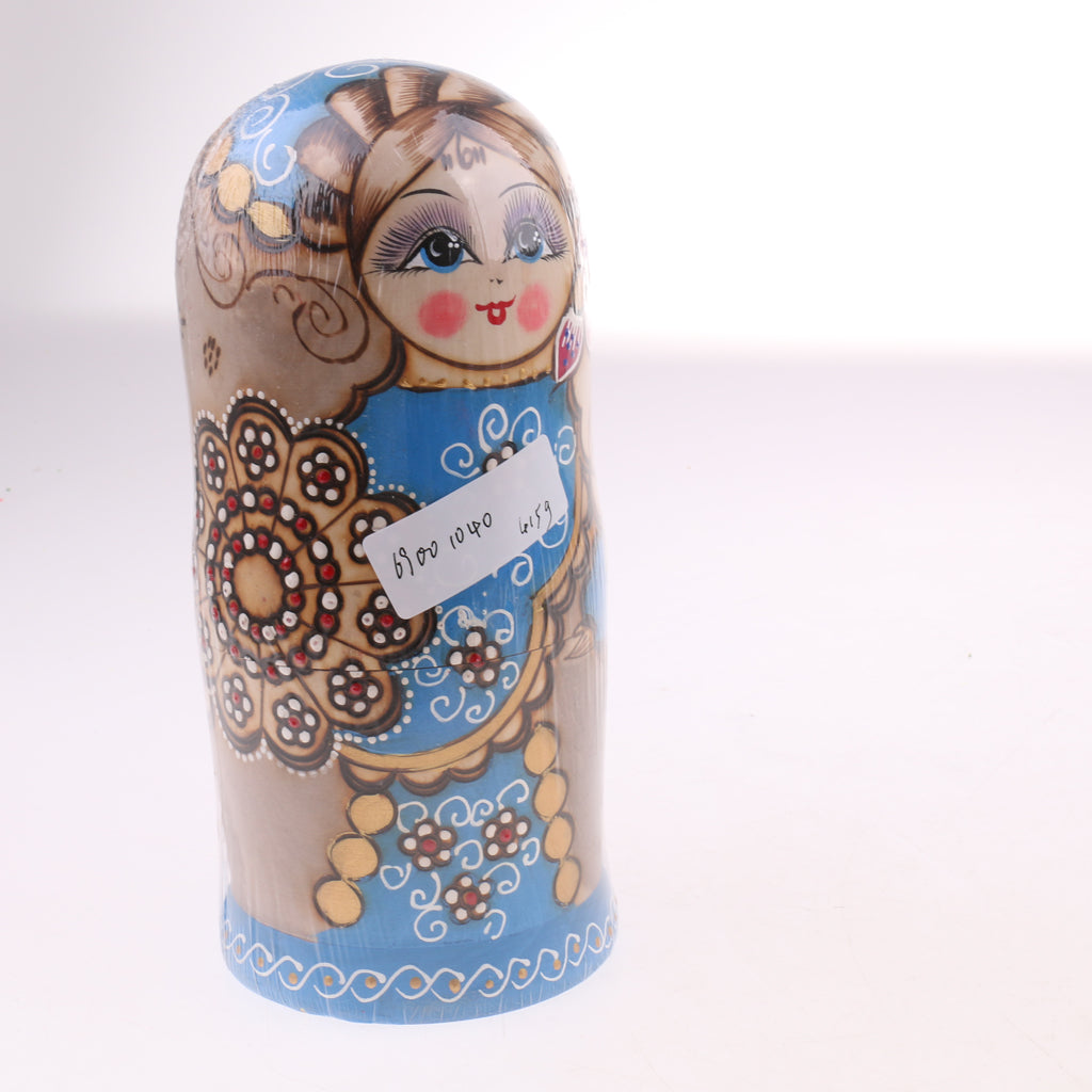 7 Pieces Hand Painted Russian Nesting Doll Babushka Matryoshka Doll Garland
