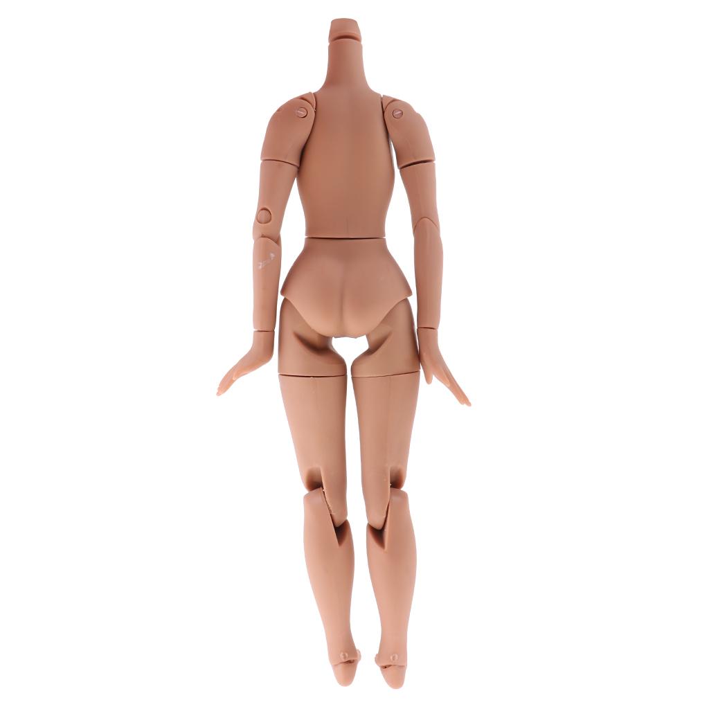 19-Joints Nude Body Parts for 1/6 Neo Blythe Doll Custom Use Wheat