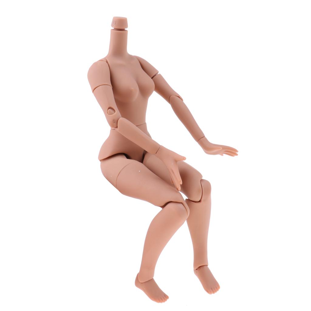 19-Joints Nude Body Parts for 1/6 Neo Blythe Doll Custom Use Wheat