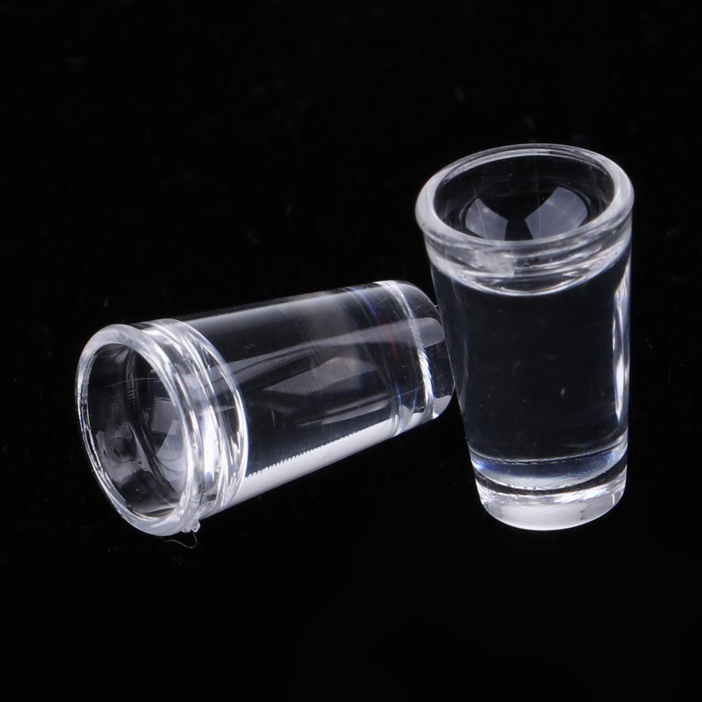 1/12 Dollhouse Miniature Kitchen Accessories Water Glasses Tableware 2pcs