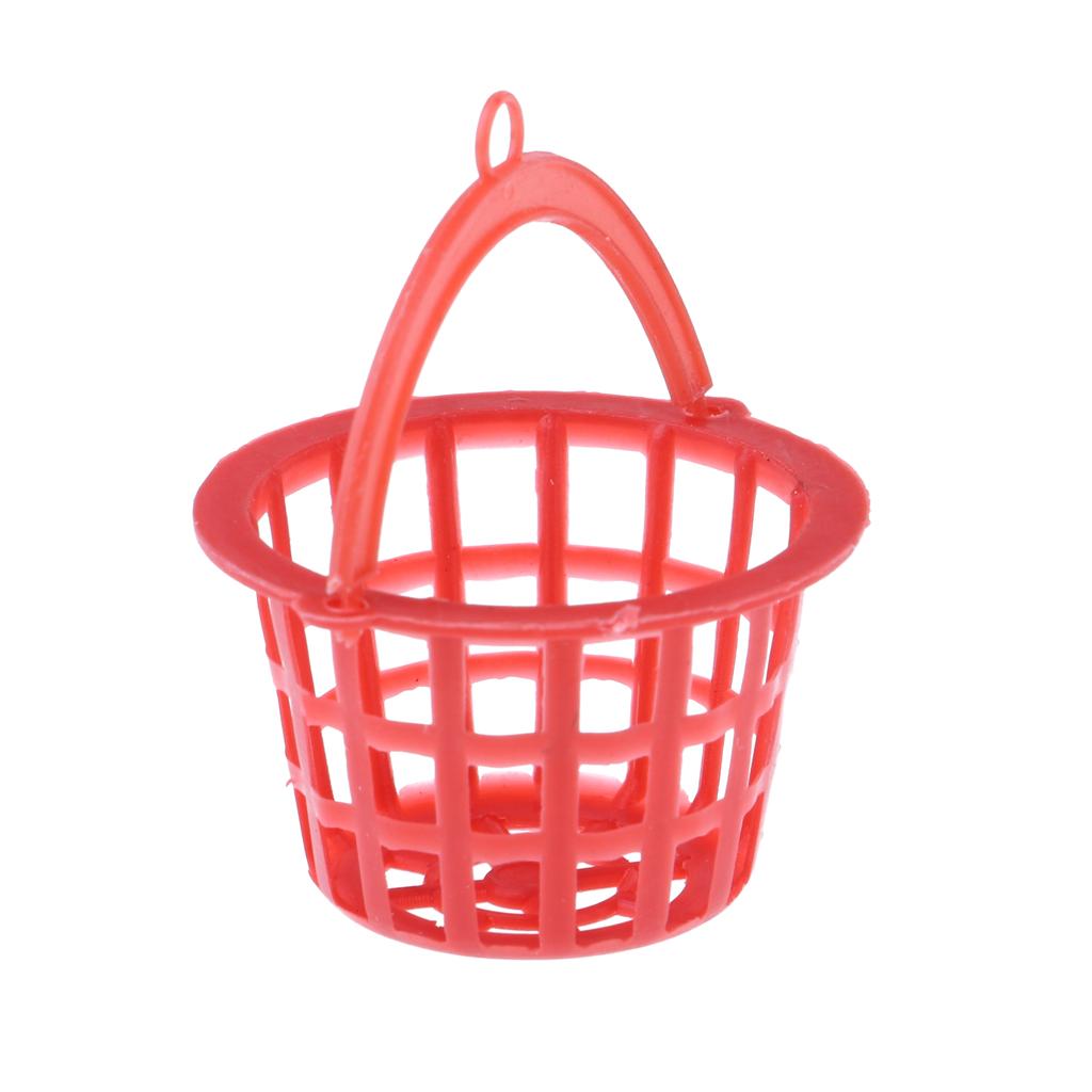 1/12 Dollhouse Miniature Accessories Plastic Mesh Basket Rooms Items