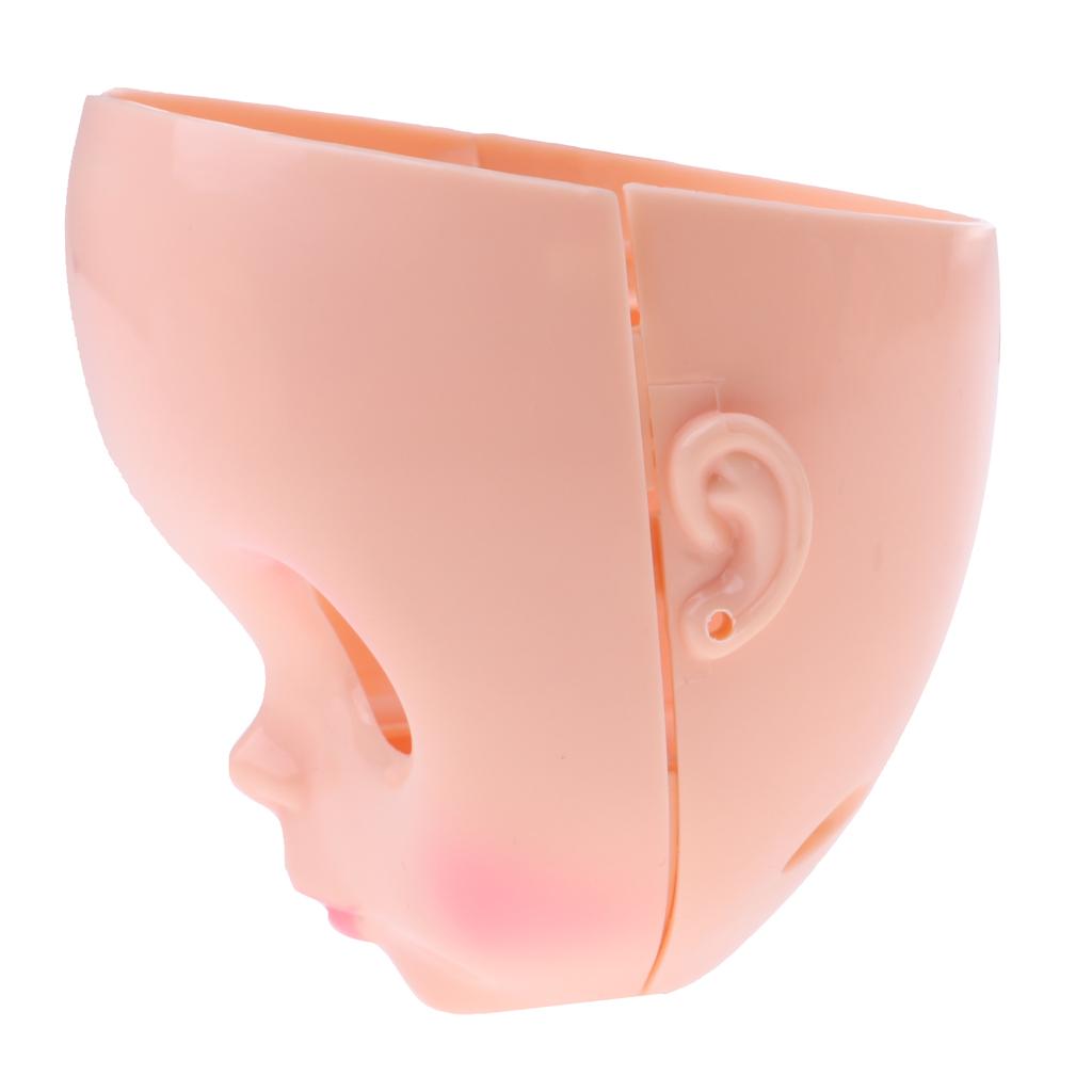 Doll Faceplate Backplate Head with Makeup for 12 RBL Neo Blythe Custom #2"