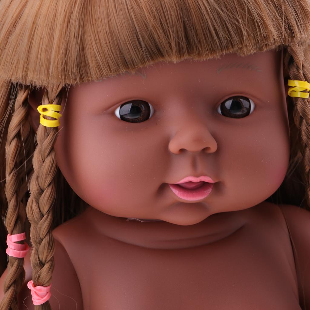 30cm Vinyl Newborn Baby Girl Doll Kid Sleeping Toy Practice Parenting Toy #6
