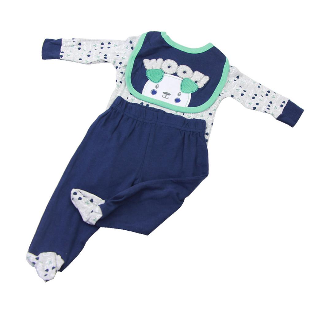 Sheep Rompers Pants Bib Suit for 22''-23'' Reborn Baby Girl Doll Clothes
