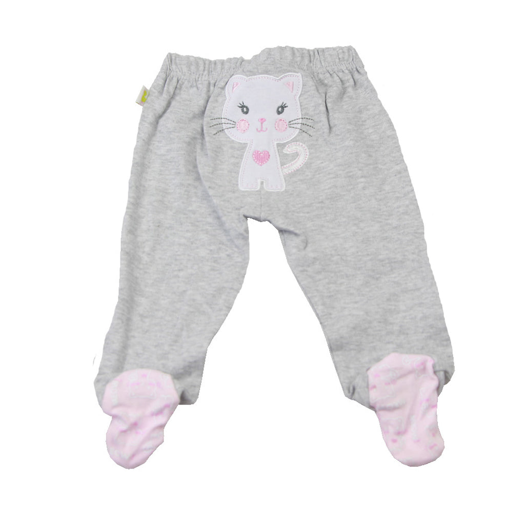 Cat Rompers Pants Bib Suit for 22''-23'' Reborn Baby Girl Doll Clothes
