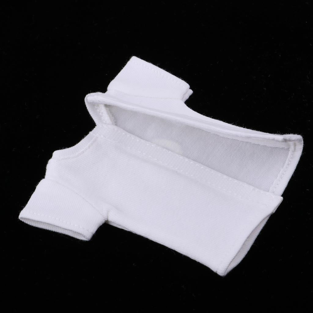 Doll Clothing Short Sleeve T-shirt Tops for 1/6 Blythe BJD Doll White Ok