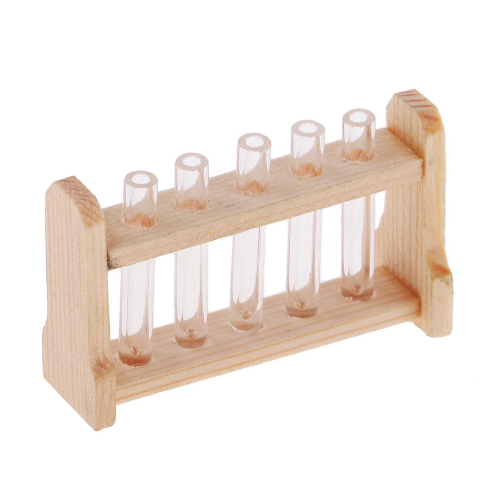 1/12 Dollhouse Miniature Test Tube Experiment Equipment Lab Accessory Decor