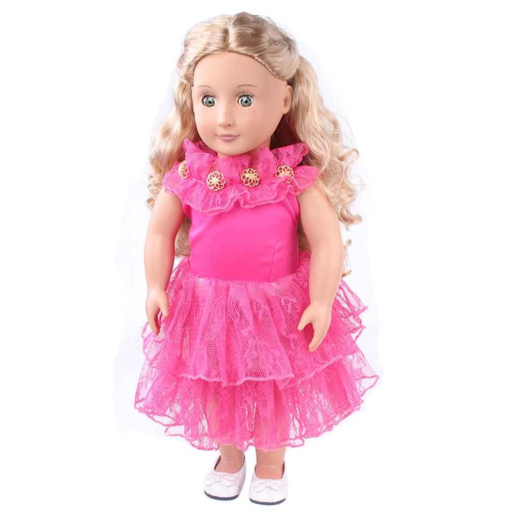 Sweet Doll Clothing Tulle Dress Skirt for 18'' American Doll Rosy