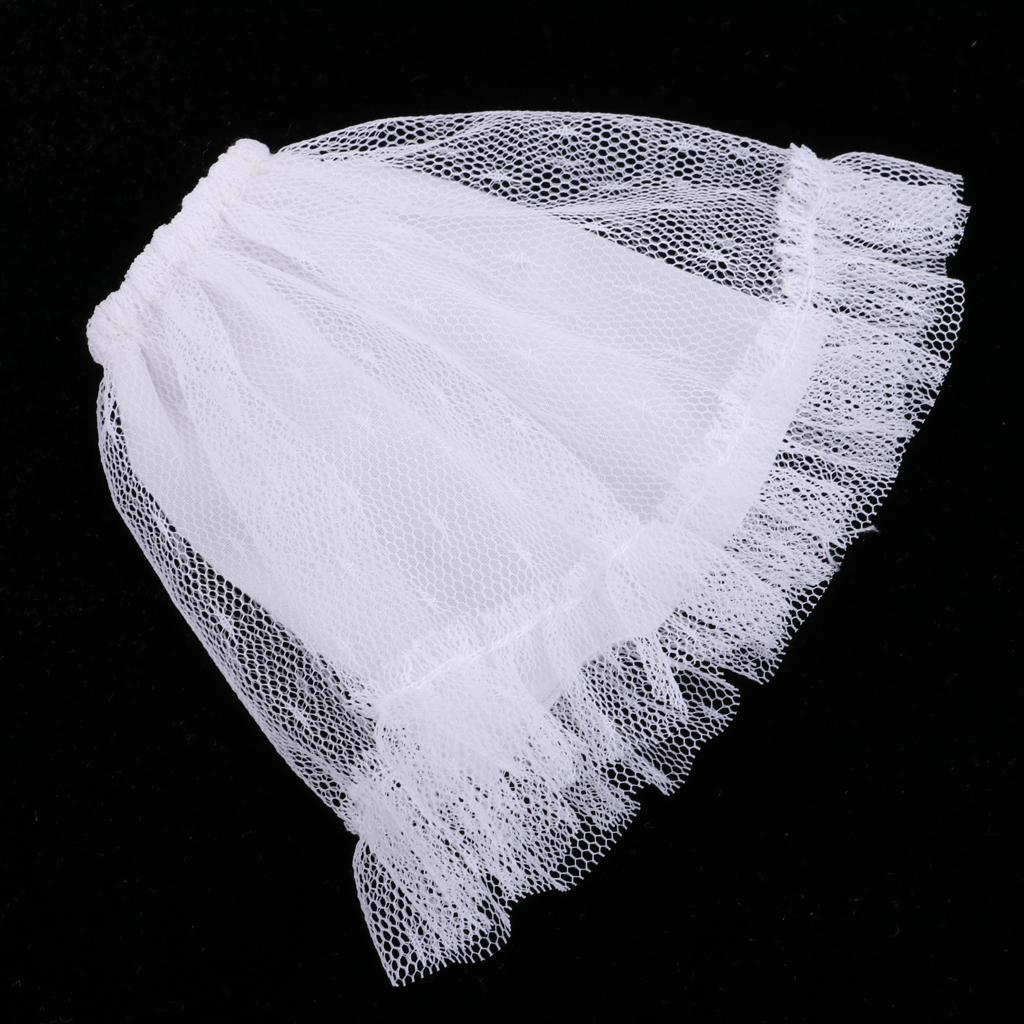 White Veil Skirt Clothes Outfit for 1/6 Blythe Doll Party Casual Outfit