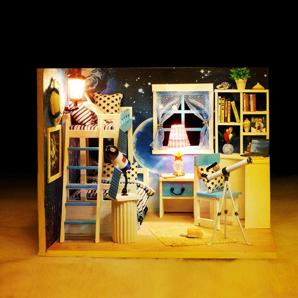 1:24 DIY Assembly Miniature Dollhouse Model Kit - Dream of Sky
