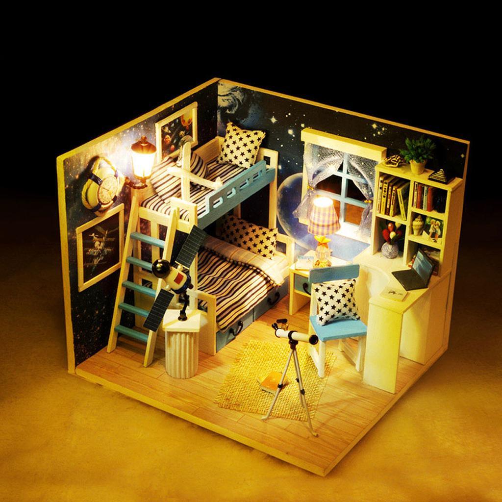 1:24 DIY Assembly Miniature Dollhouse Model Kit - Dream of Sky