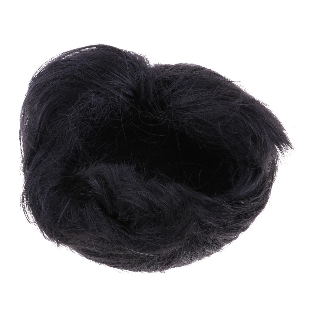 Fashion BJD Doll Wigs Short Hair DIY Making for Uncle Doll Accs Black