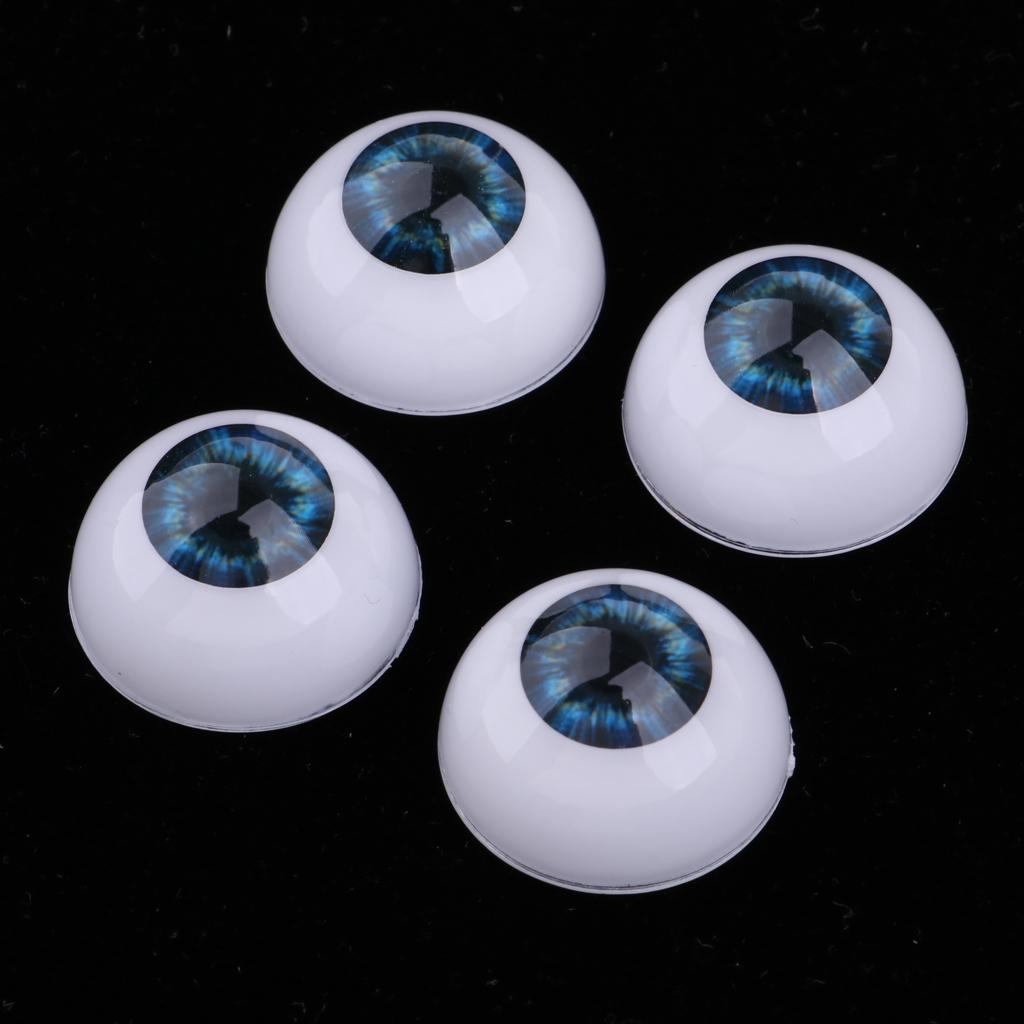 22mm Acrylic Eyeballs Eyes for Newborn Baby Doll BJD Doll Accs DIY Dark Blue