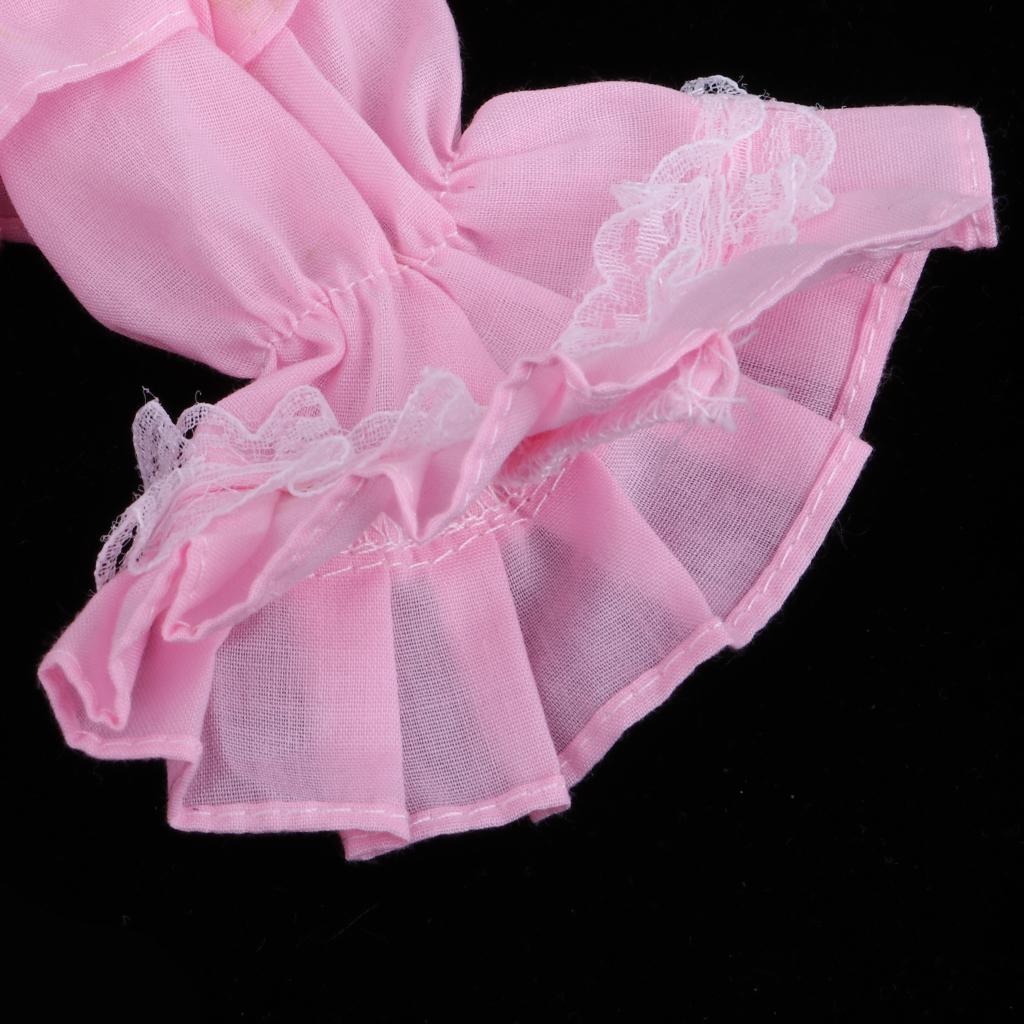 Adorable Princess Dress With Headdress For 1/3 Night Lolita Girl Dolls Pink