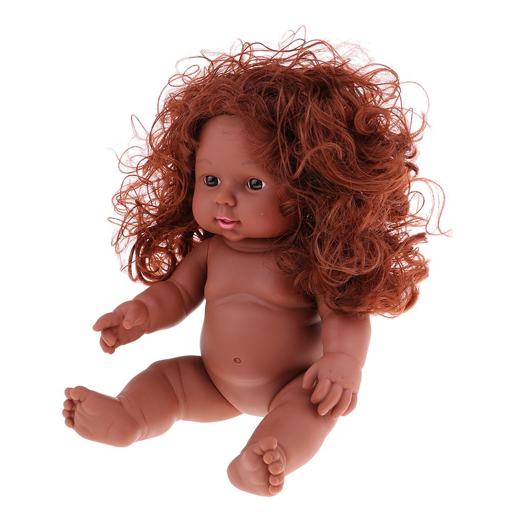 30cm Vinyl Newborn Girl Doll Nude Baby Doll Model For Kids Sleeping Toy