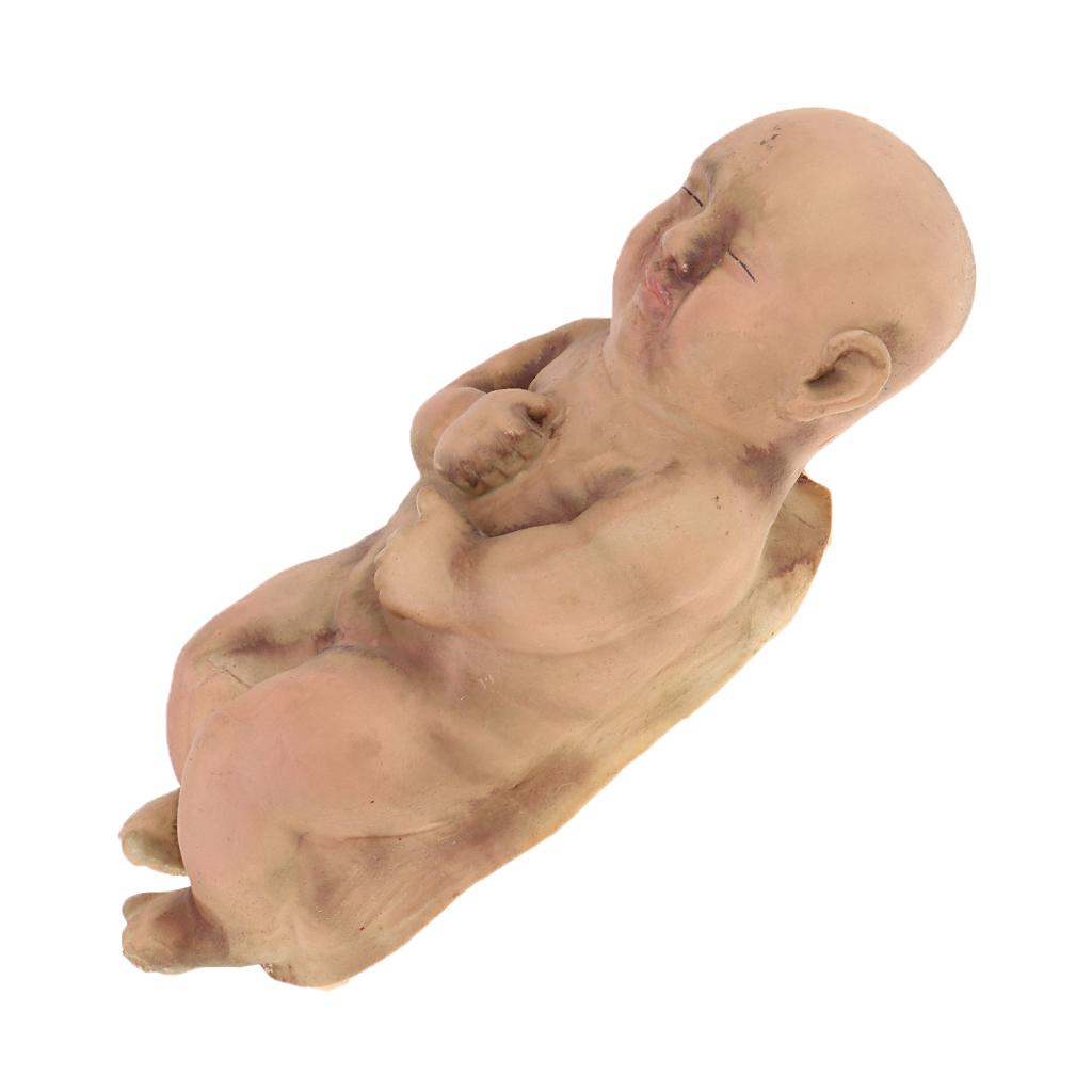 Evil Baby Zombie Doll Scary Nude Sleeping Baby Doll Halloween Party Decor