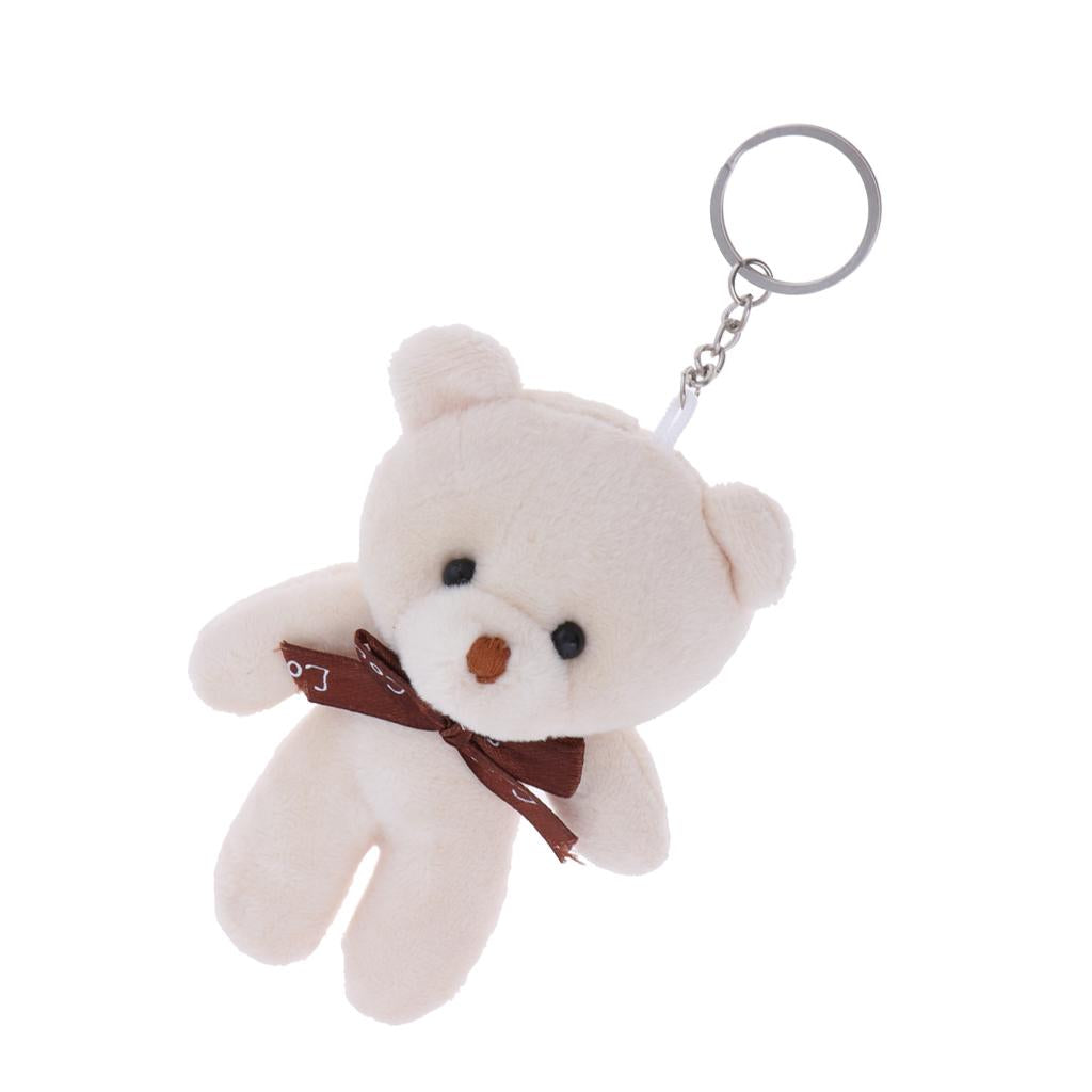 Cute 1/3 Doll Plush Mini Little Bear Toy Bed Sofa Doll Accessory Beige